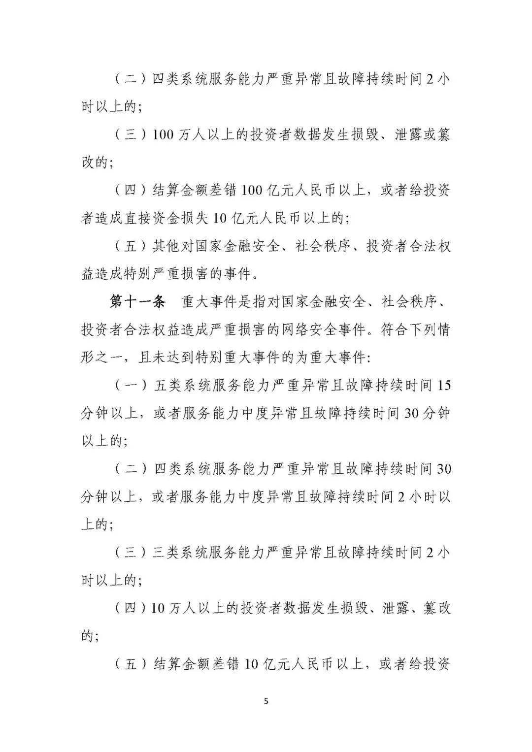 证券期货业网络安全事件报告与调查处理办法（2021版）